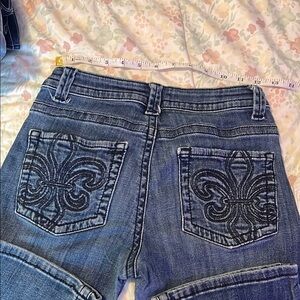 Lee Blue Boot Cut Jeans with Ornate Stitching